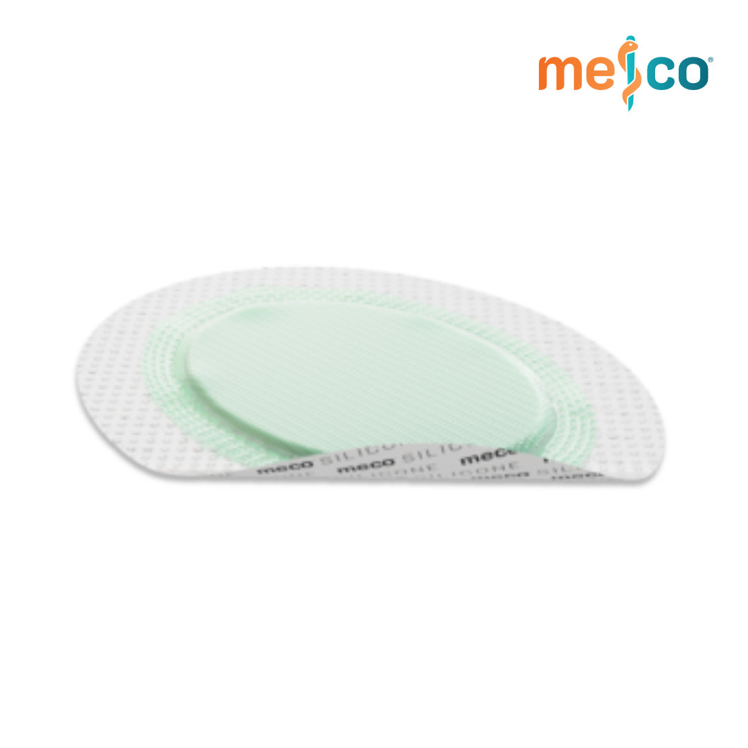 meco Superabsorber Adhesive Border Oval 15x19cm