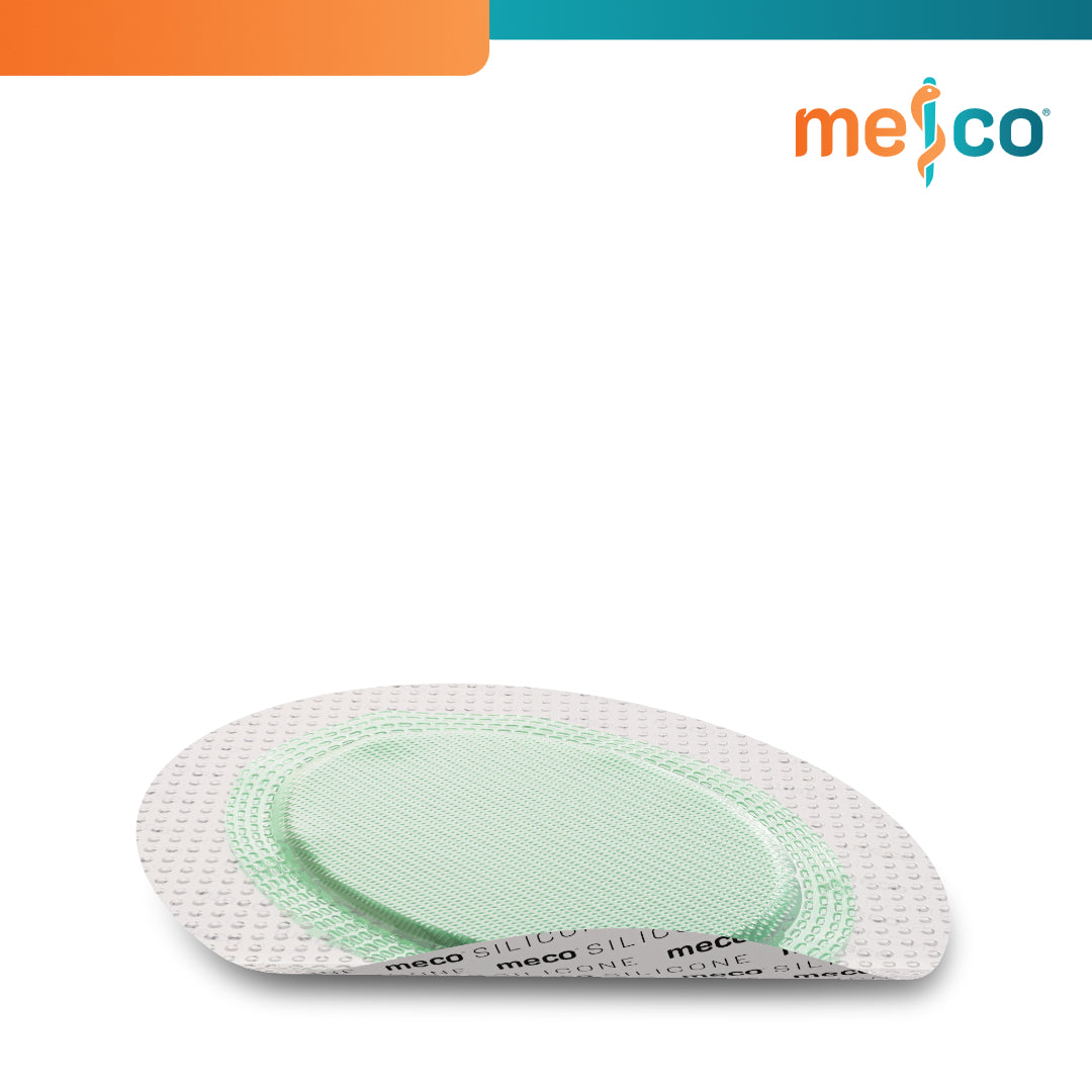 meco Superabsorber Adhesive Border Oval 15x19cm